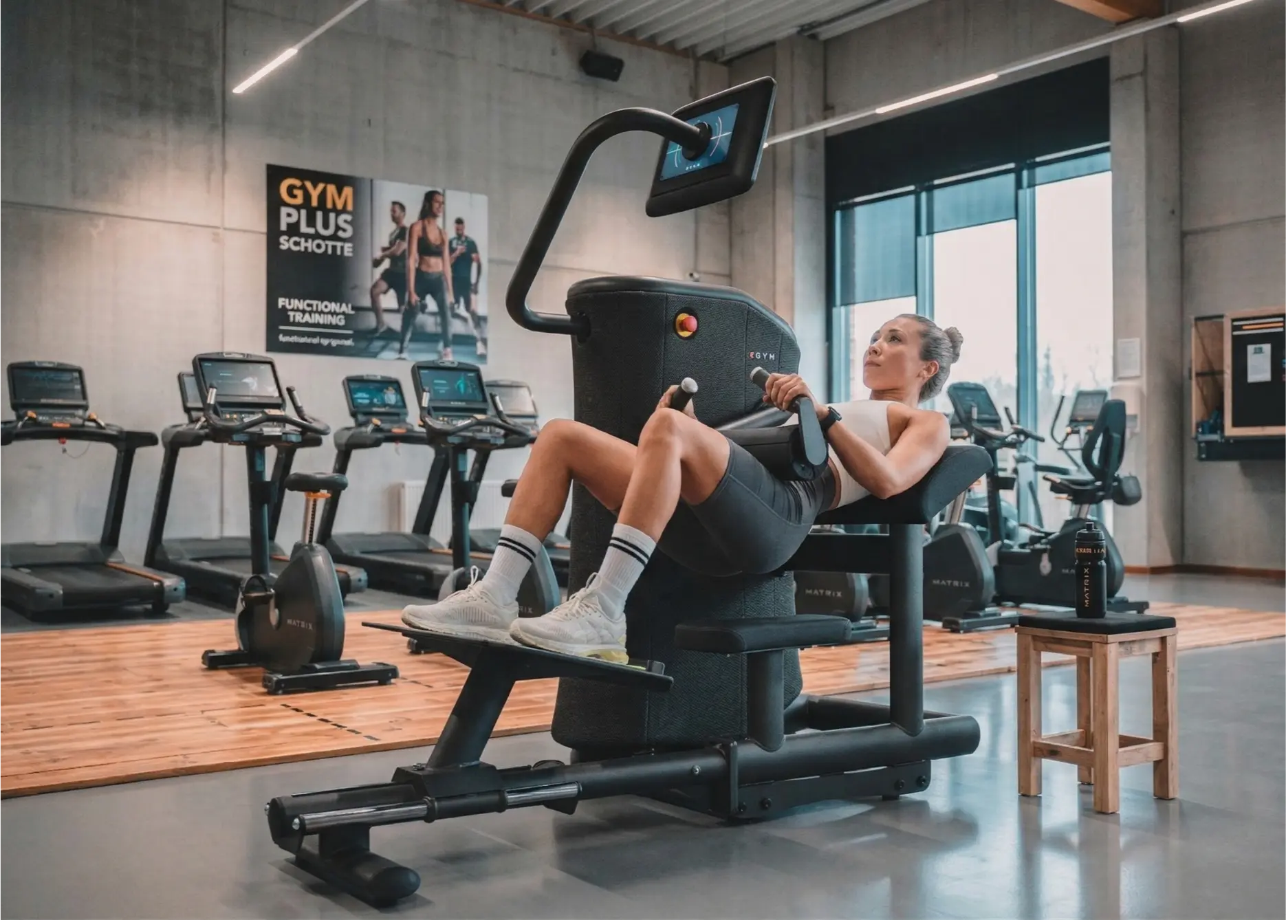 anterior pelvic tilt exercise hip trust machine gym plus